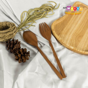Set Sendok Garpu Kayu