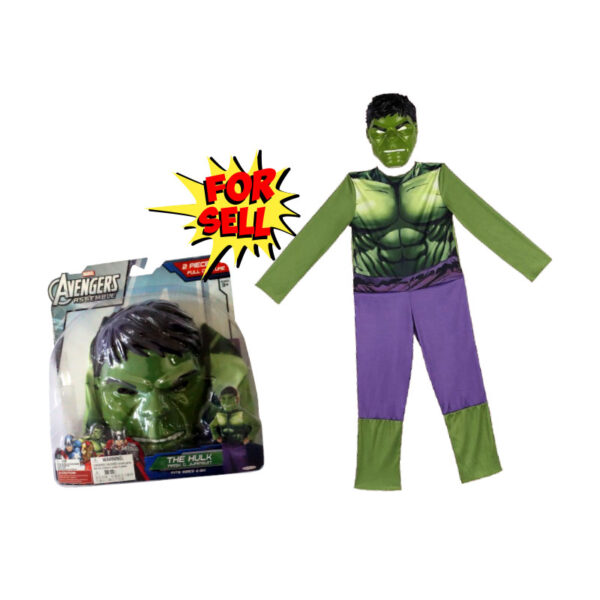 Set Jumpsuit & mask Hulk Kids